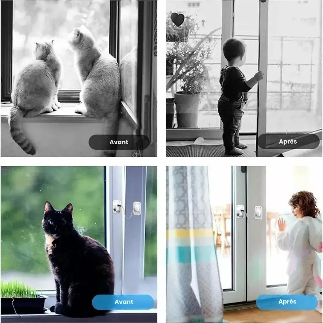 securite enfant fenetre – Verrou de sécurité anti-ouverture pour protéger bébé et enfant à la maison – Image 3