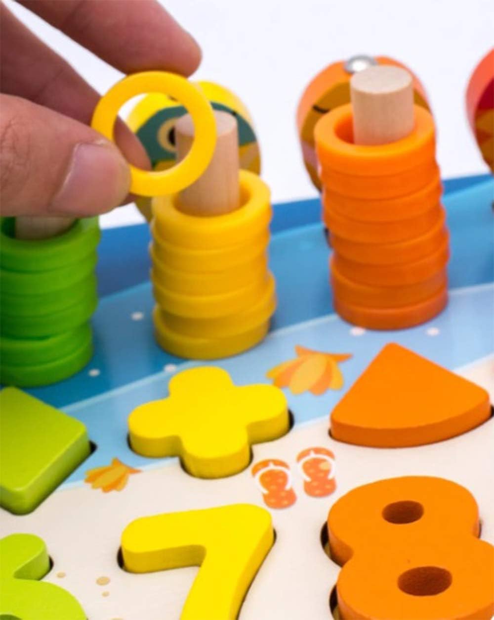 Puzzle Éducatif Montessori en Bois – Jeu 5 en 1 – Image 5