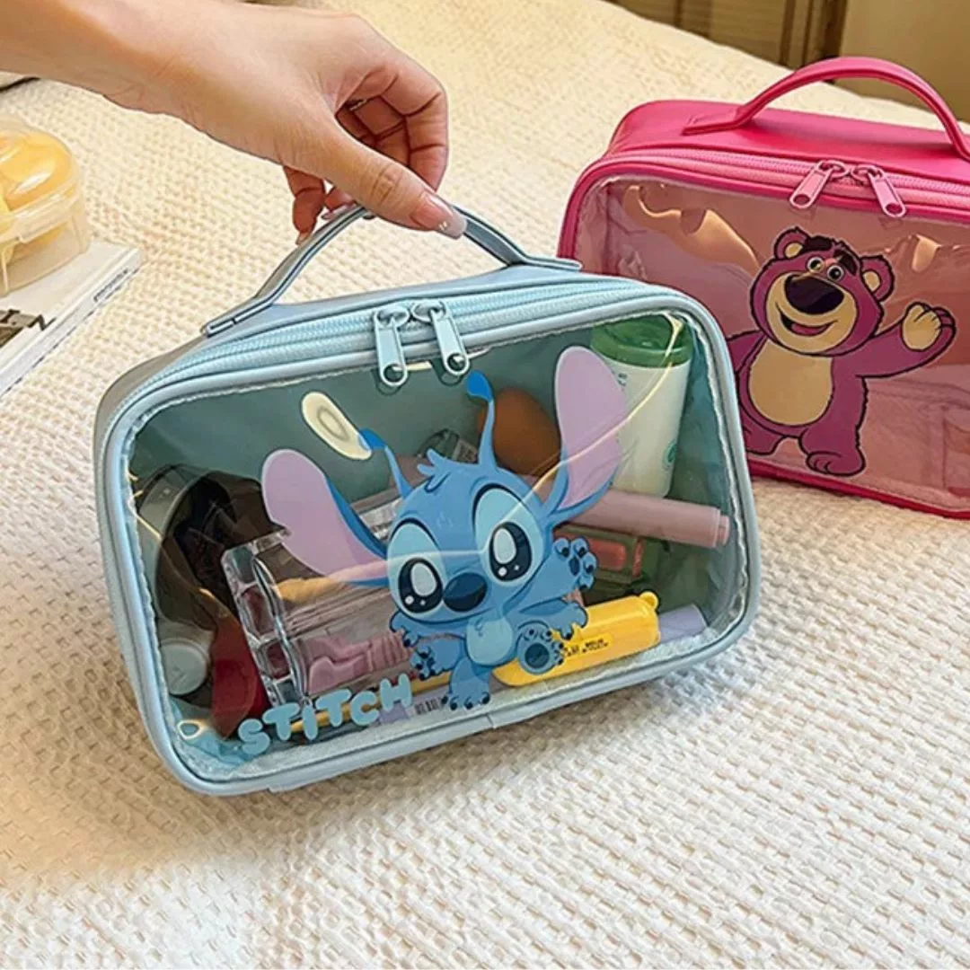 Trousse de toilette stitch – Compacte et mignonne pour enfants – Idéale voyages et organisation quotidienne – Image 4
