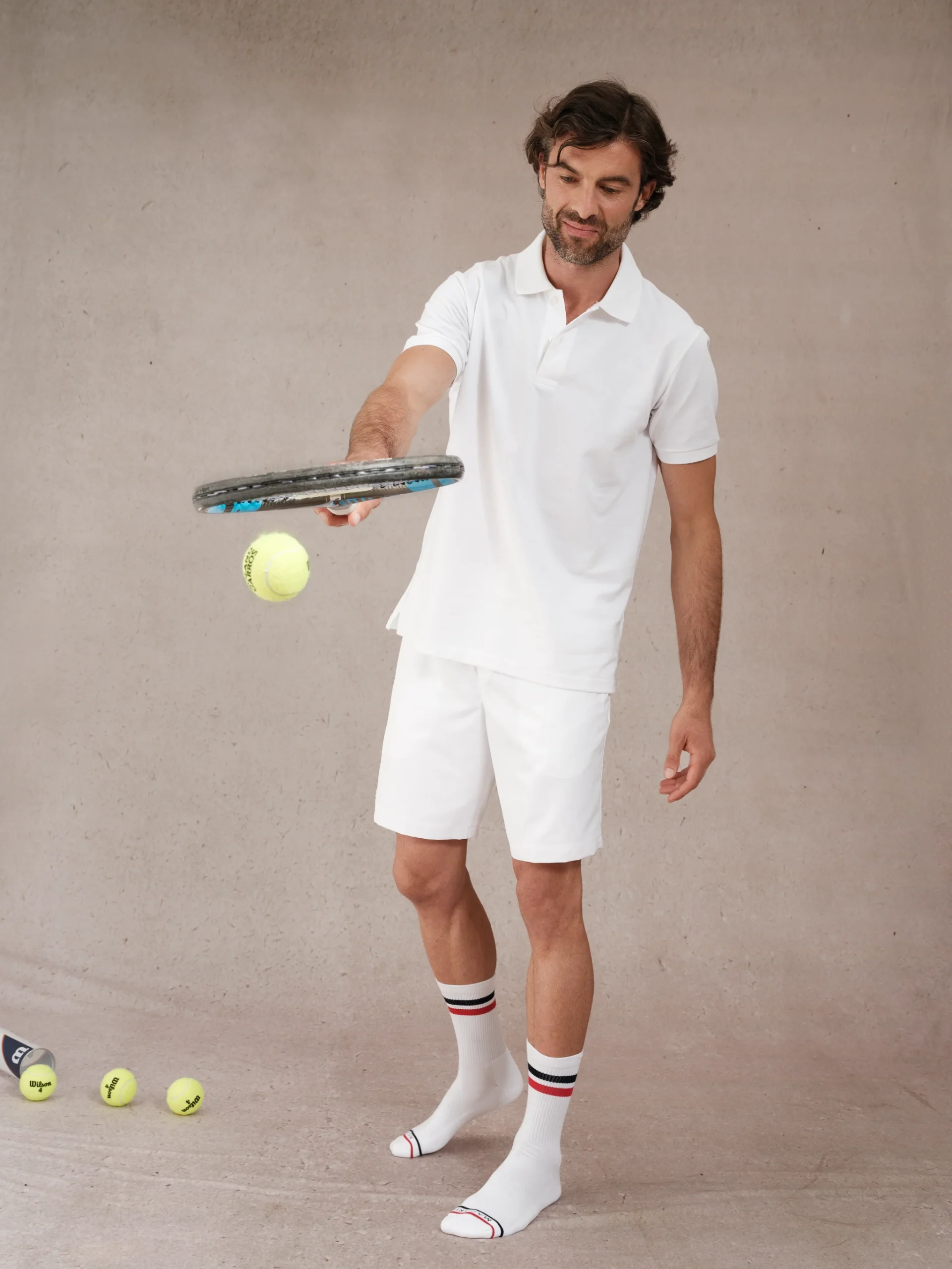 Marine & Rouge Vintage - Coton – Image 5