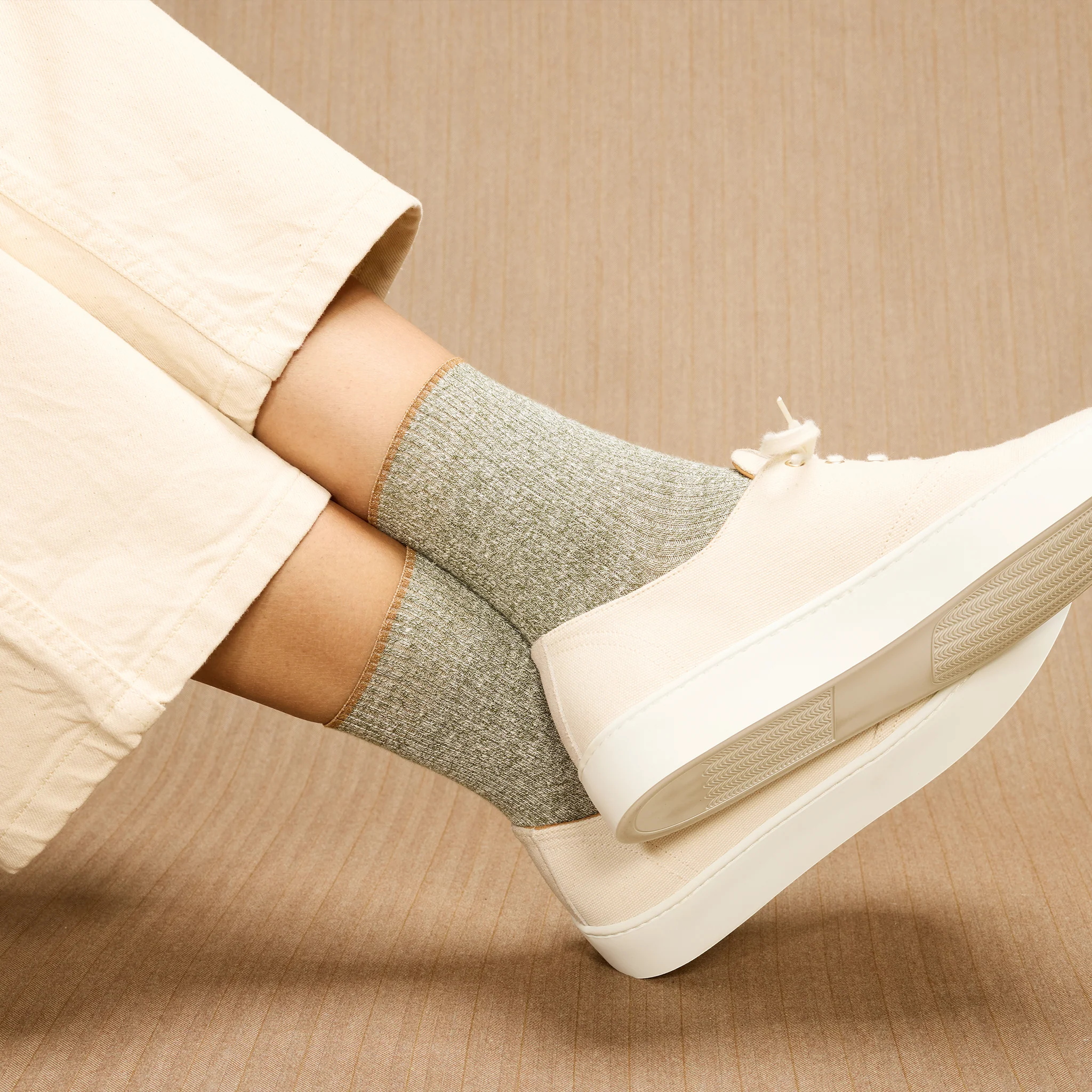 Vert kaki - Lin & Coton – Image 2