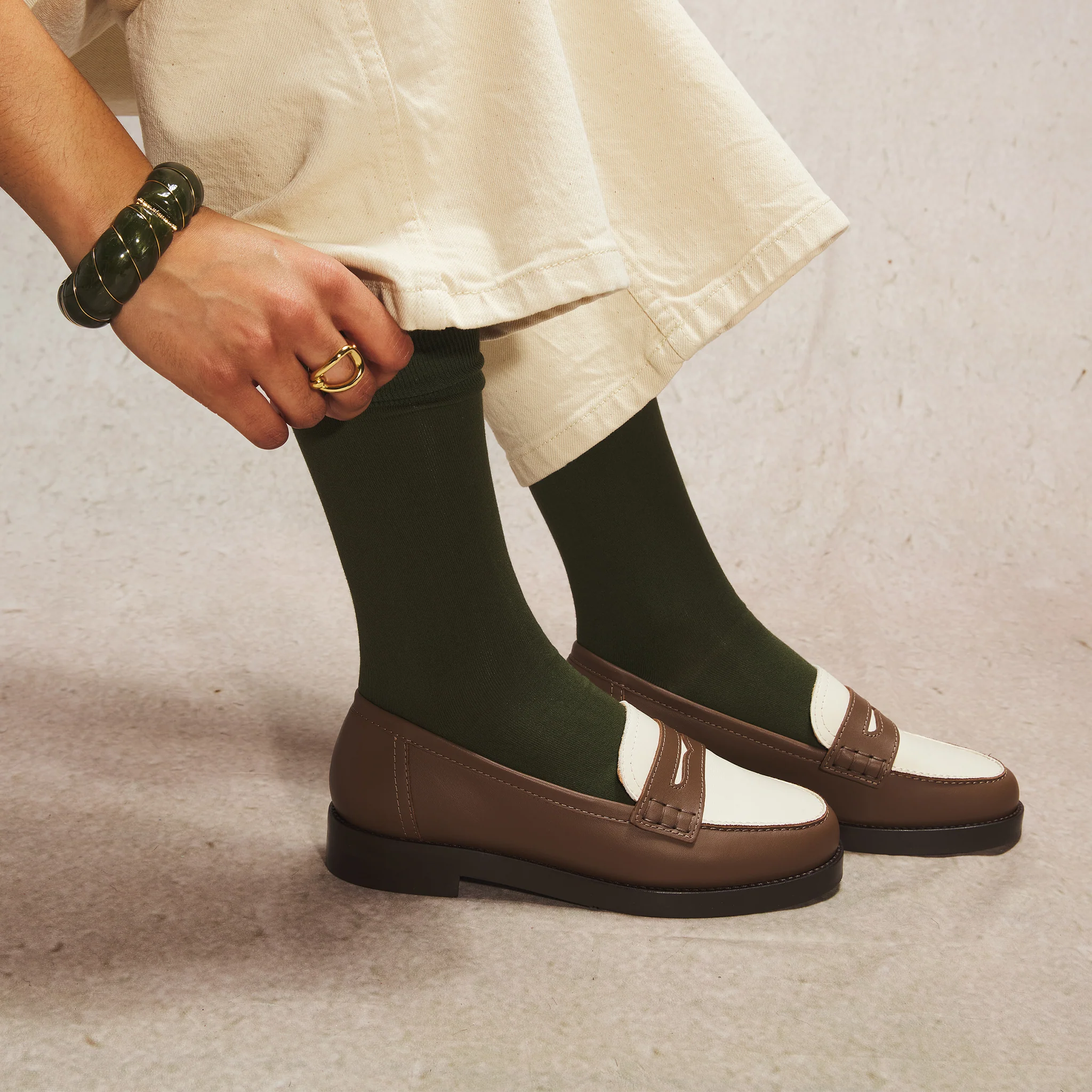 Kaki - Coton Supersoft – Image 2