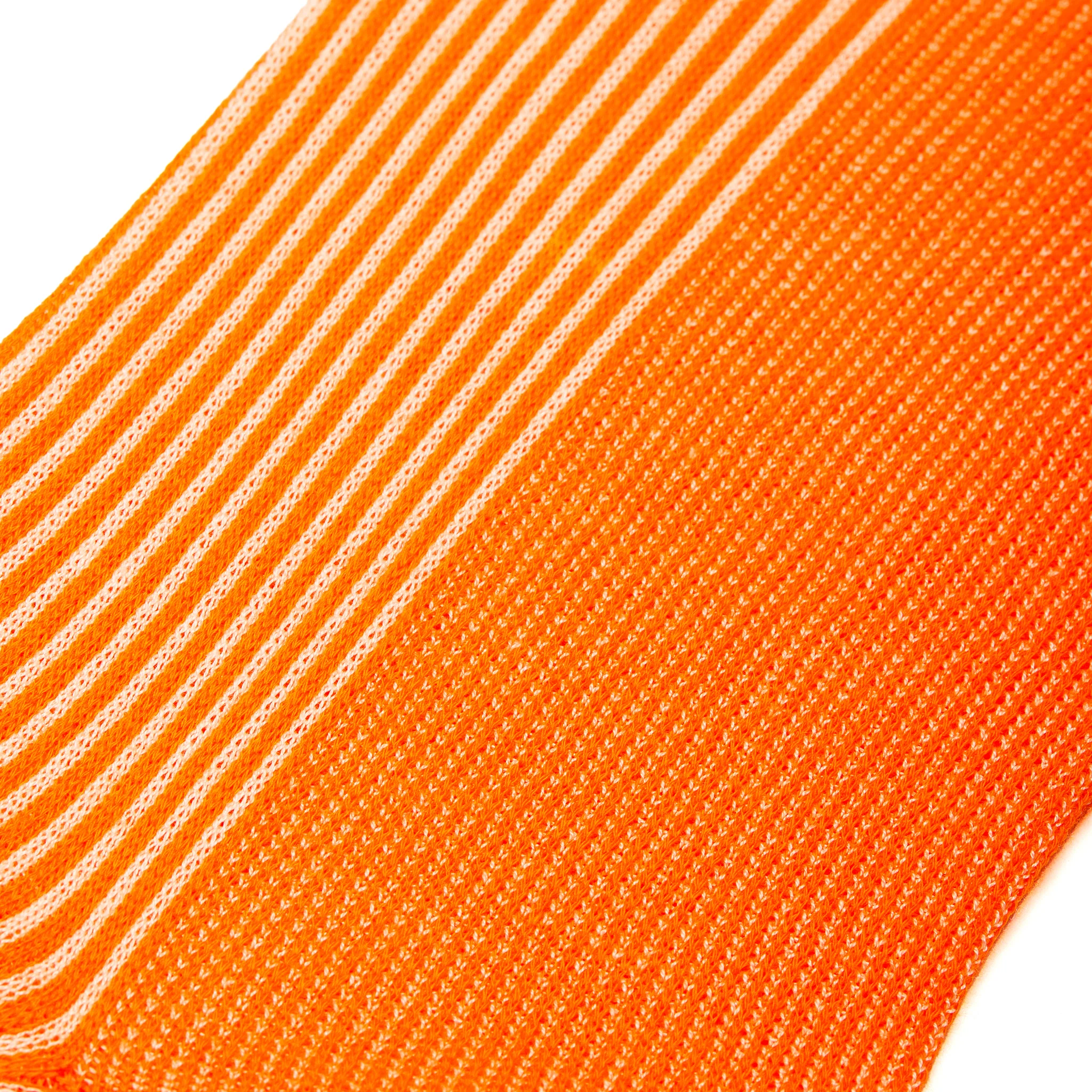Orange & Beige - Rayures transat - Fil d'Écosse – Image 7