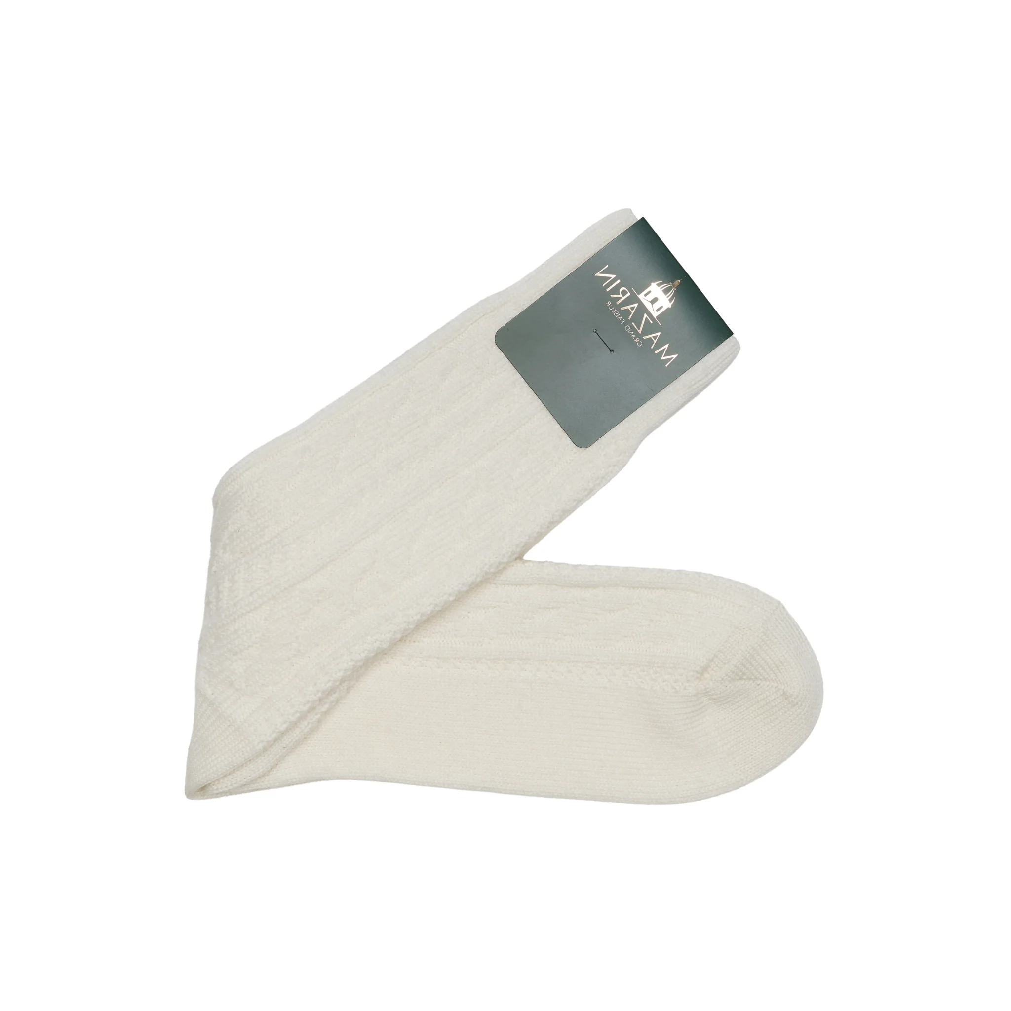 Blanc crème - Torsades - Super-solide Laine – Image 7