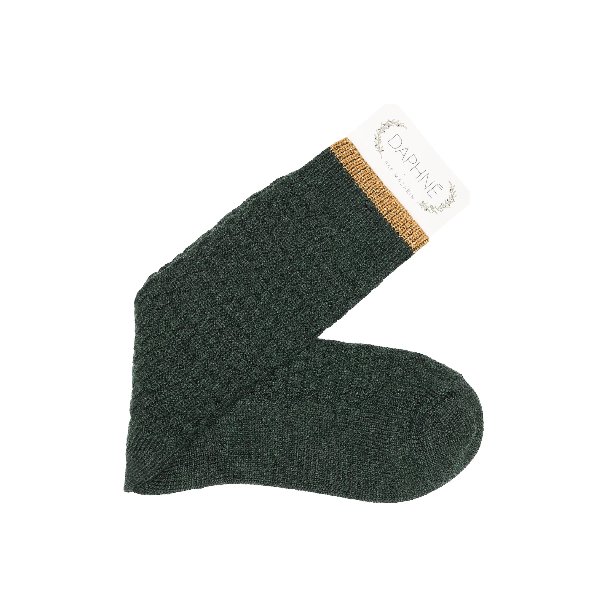 Vert foncé - Laine nattée – Image 7