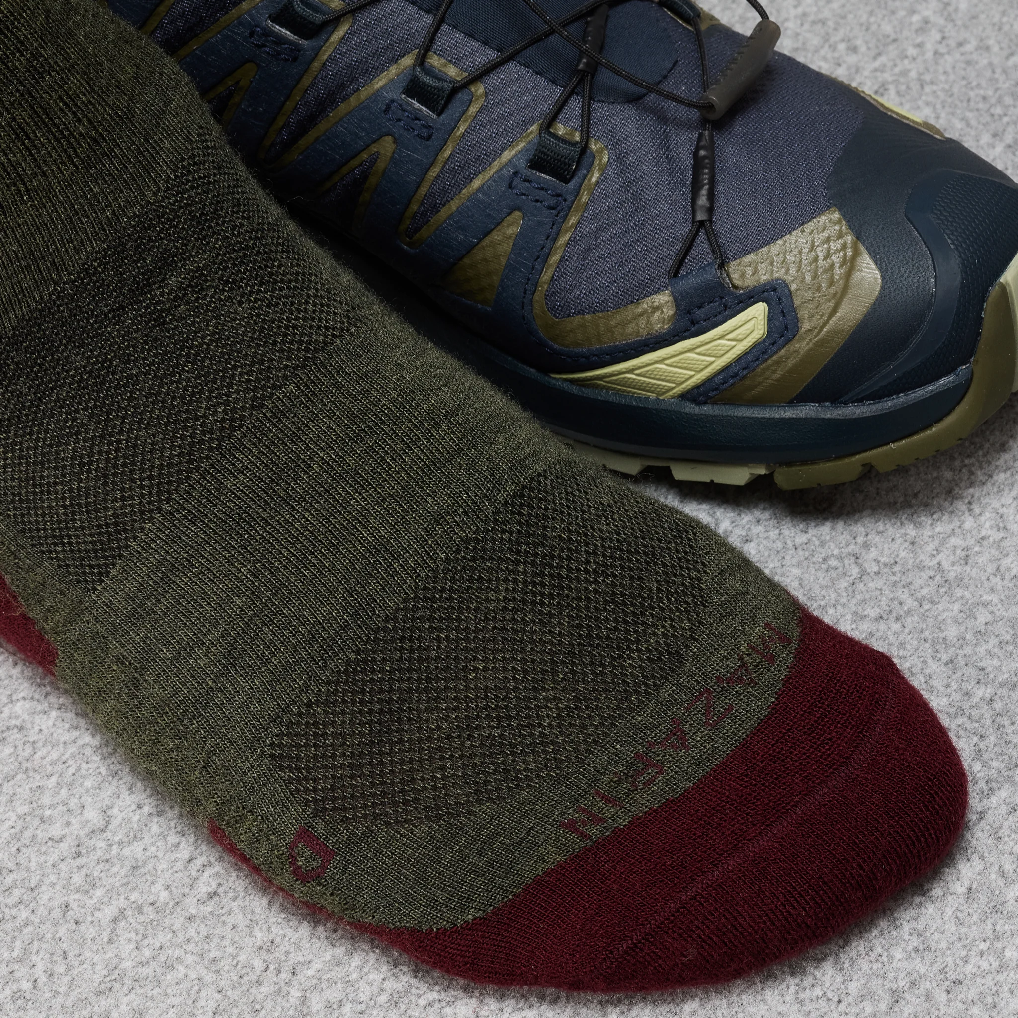 Kaki & Bordeaux - Laine – Image 4